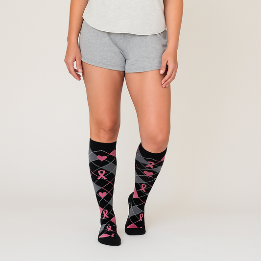 Clinical Compression – Argyle Ribbon