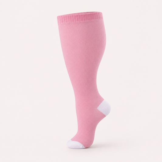 Clinical Compression – Wide Calf: Soft Pink