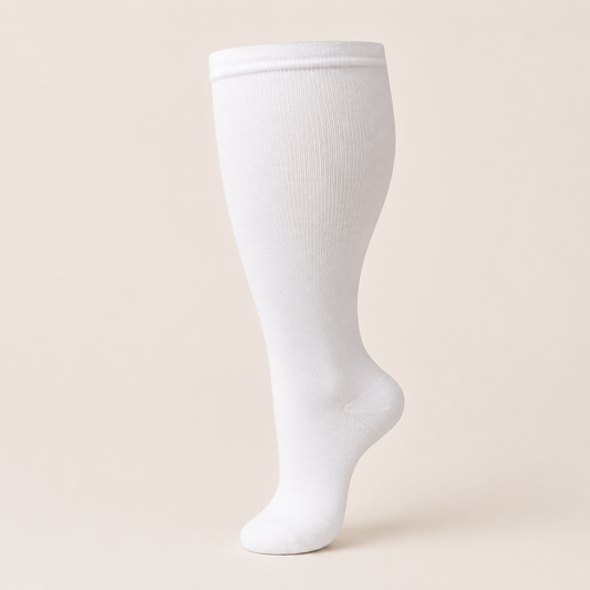 Clinical Compression – Wide Calf: White