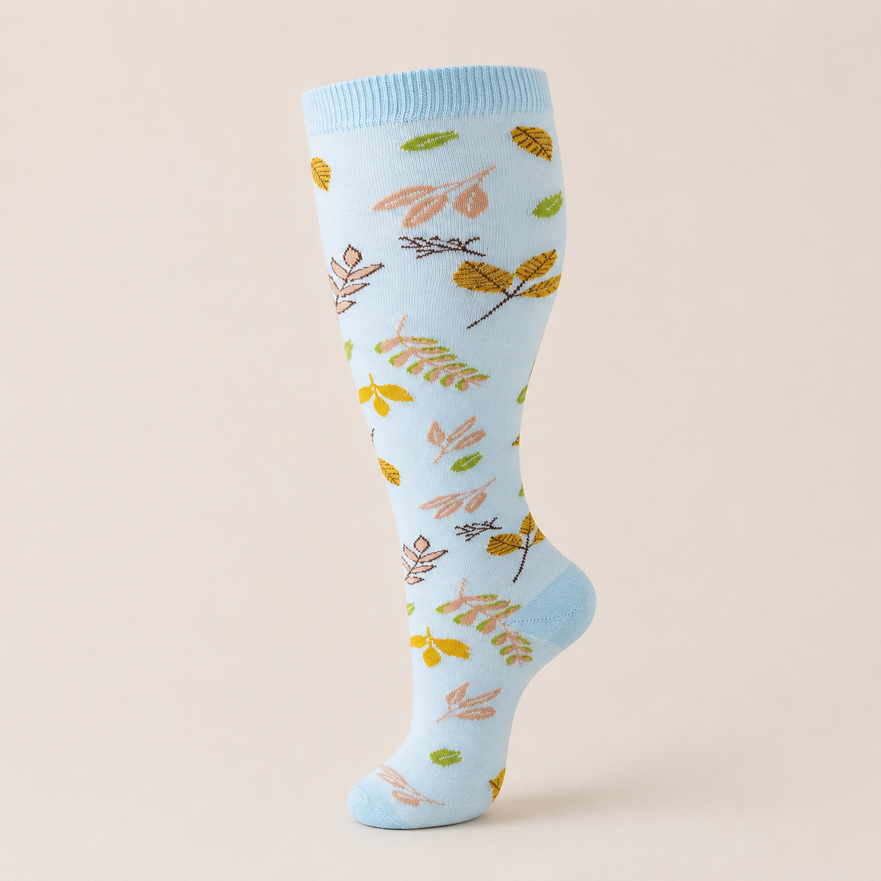 Clinical Compression – Wide Calf: Falling Leaves