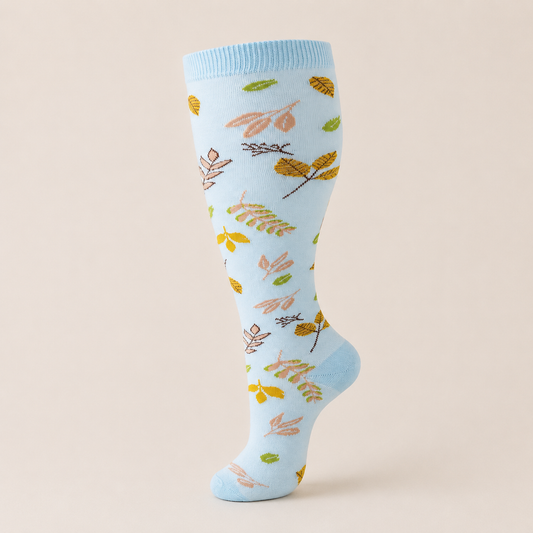 Clinical Compression – Wide Calf: Falling Leaves
